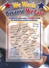 I Wash Because I Care Infection Prevention Poster